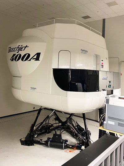 Flight Safety International Beechjet simulator